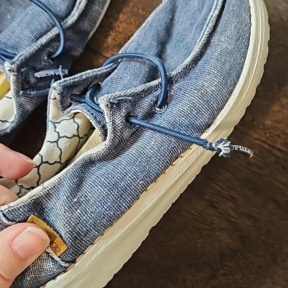 Hey Dude Wendy Youth Sparkling Demin - Picture 5 of 7